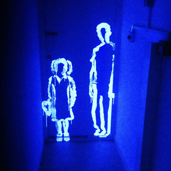 Two, Ultraviolet Light Installation, (Video) 2013