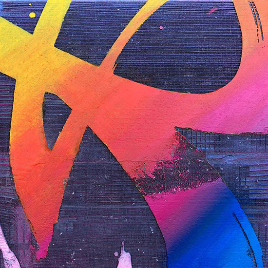 Always Hope, 2022, Acrylic on Wood, 20cm x 20cm